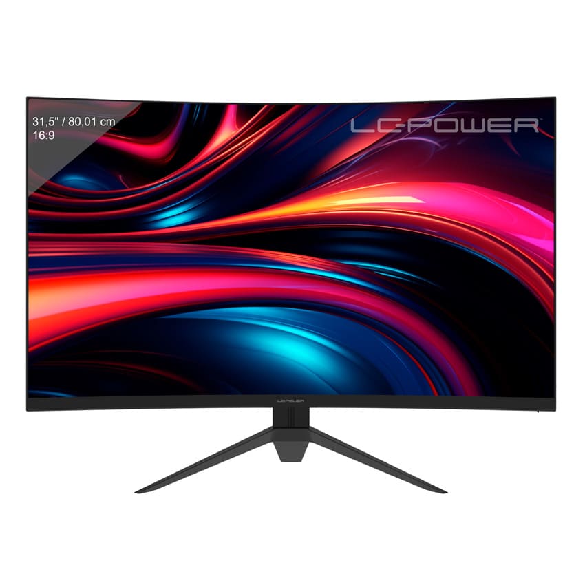 LC-Power 80,01cm (31,5) LC-M32QC Curved-PC-Monitor QHD 16:9