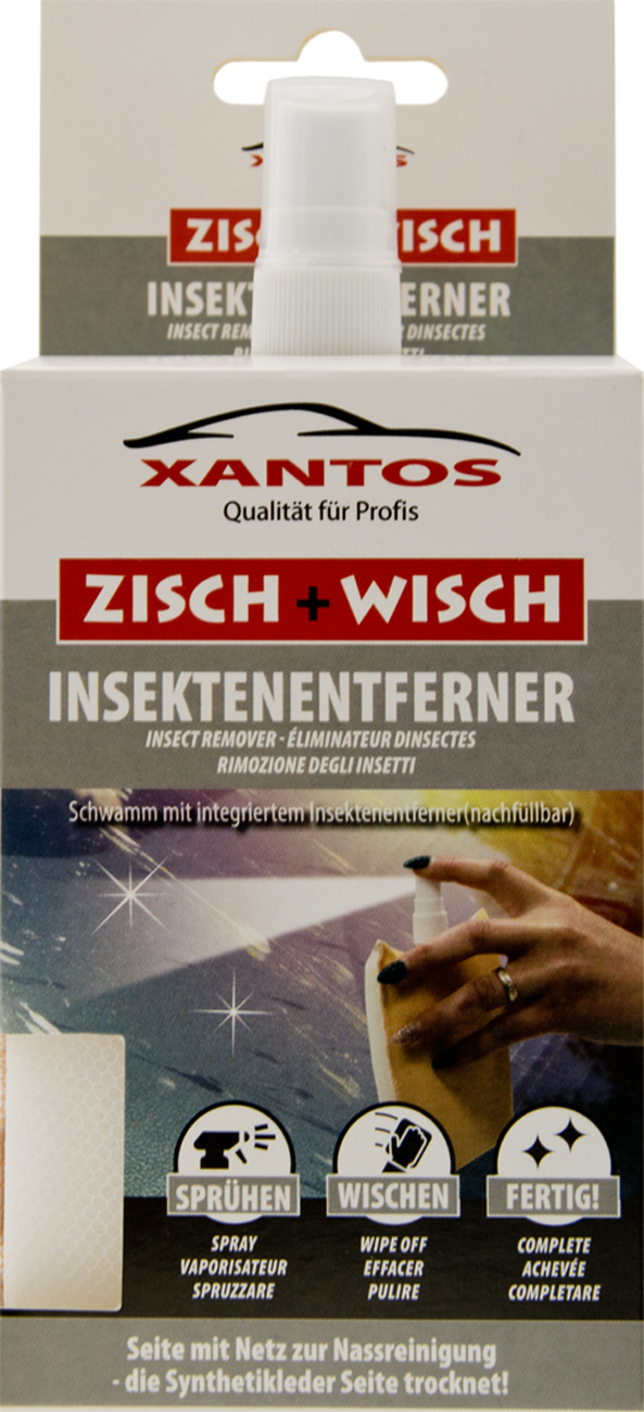XANTOS Zisch&Wisch - Schwamm m.integr Insektenentferner 40ml KFZ Zubehör