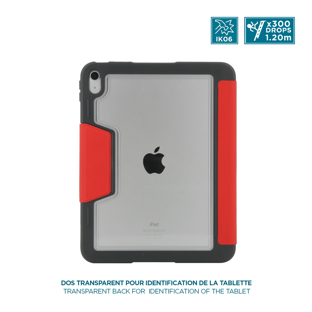 Mobilis Ultra Rugged Case iPad 11 2025 iPad 10.9 Red Apple Zubehör