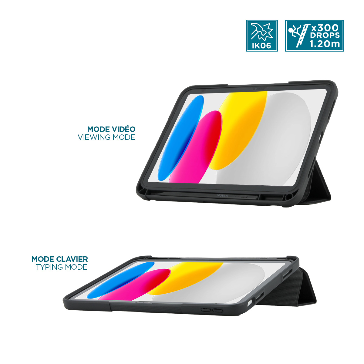 Mobilis Ultra Rugged Case iPad 11 2025 iPad 10.9 Black Apple Zubehör