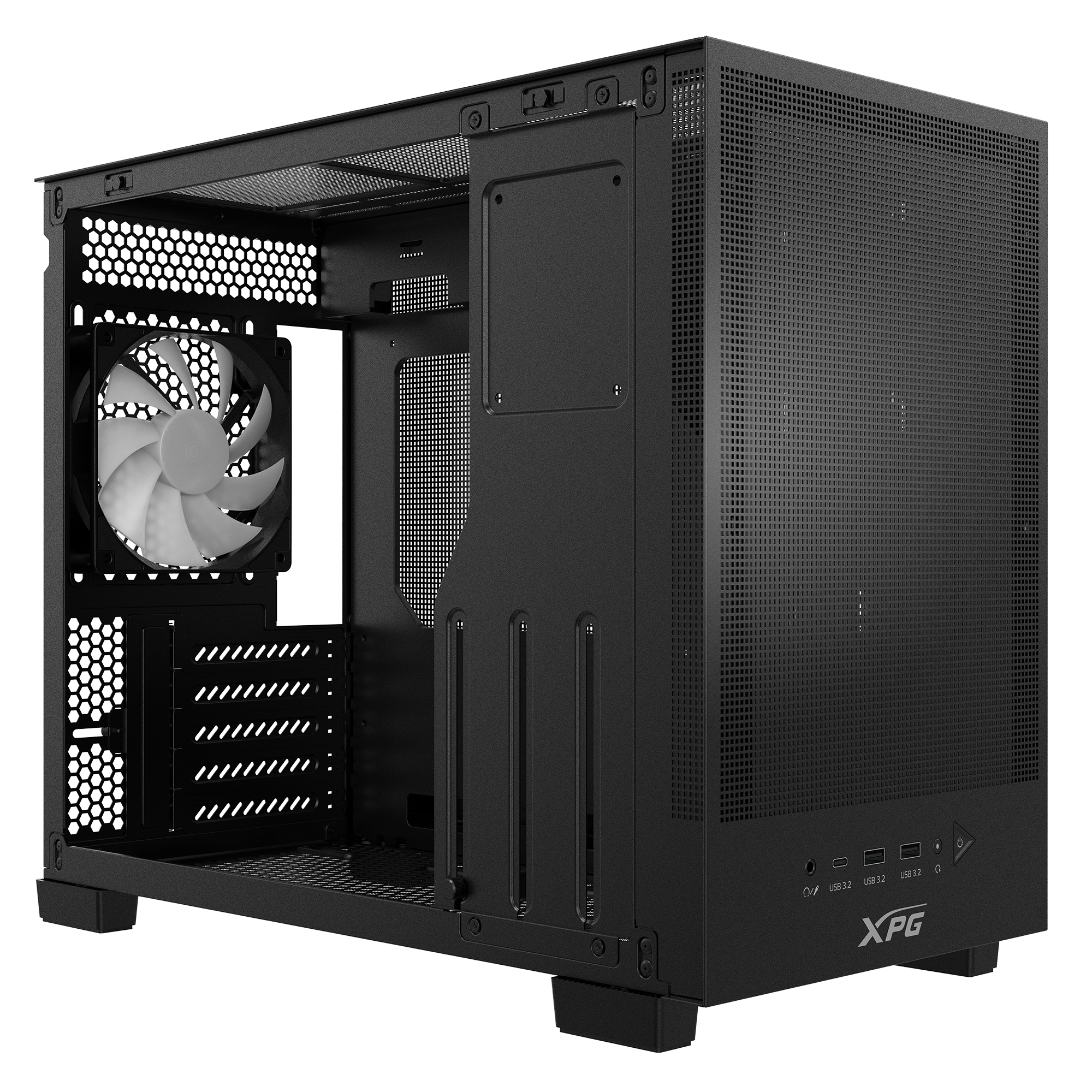 Geh XPG VALOR MESH NANO         (M-ATX)  Midi Tower  schwarz