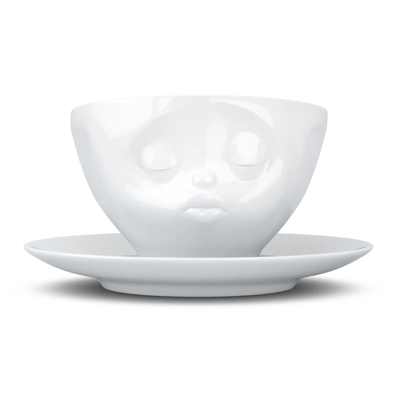 FIFTYEIGHT Kaffeetasse 200ml - Küssend weiß
