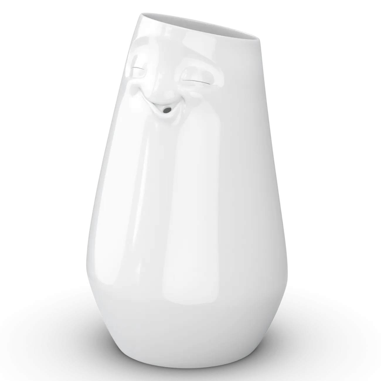 FIFTYEIGHT Vase - Entspannt (hoch) weiß