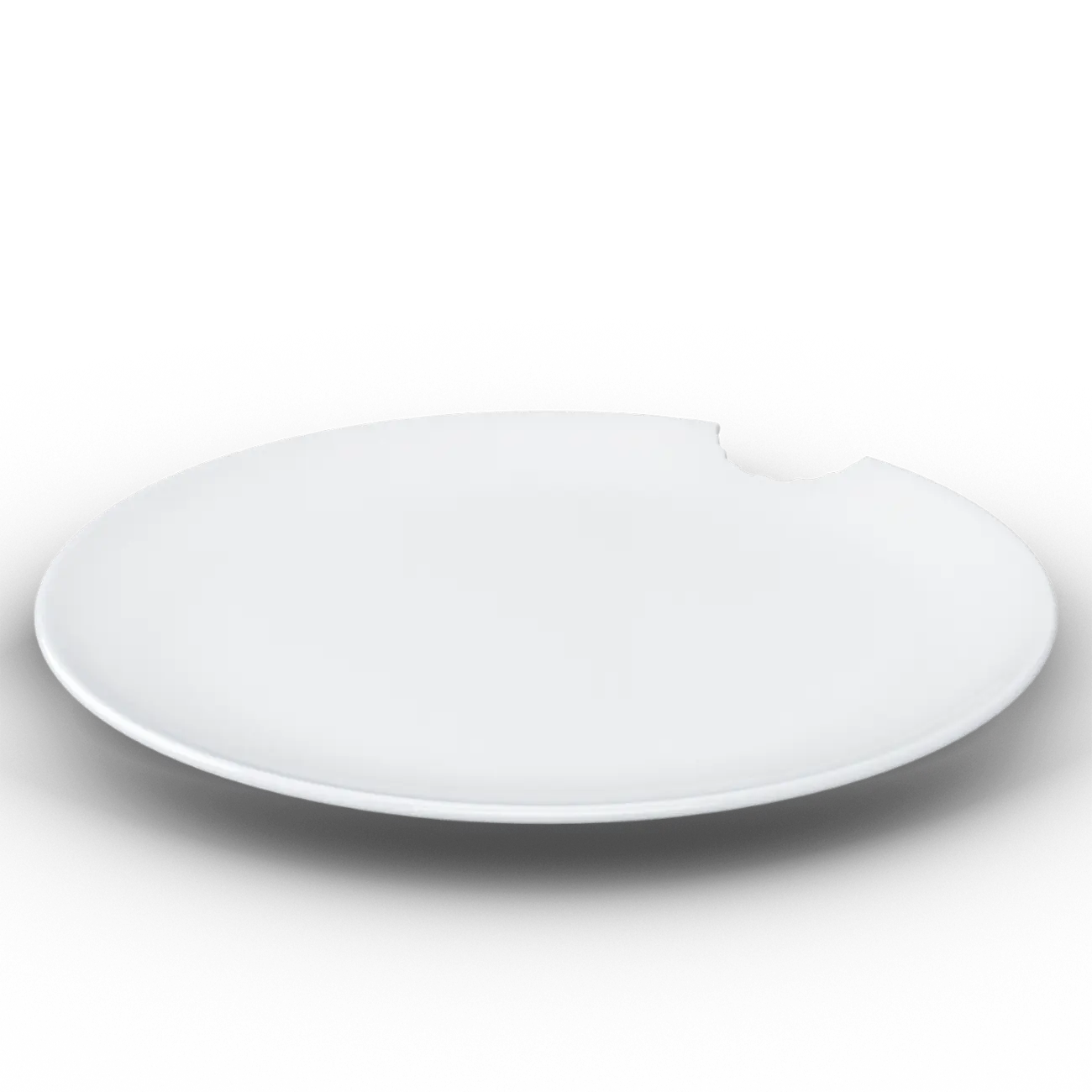 FIFTYEIGHT 2 Speiseteller mit Biss Ø 28cm weiß