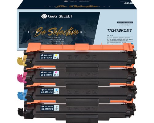G&G Select Toner 4er Set für Brother TN-247CMYK BK/C/M/Y Toner Brother
