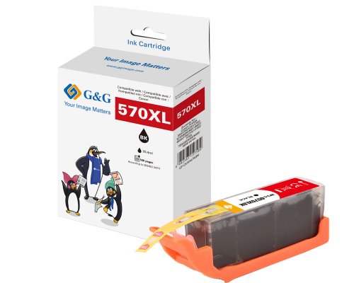 G&G XL-Patrone kompatibel mit Canon PGI-570XLBK/ 0318C001 Patronen Canon