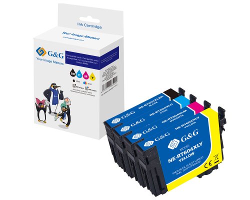 G&G Druckerpatronen Multipack kompatibel mit Epson 604XL Patronen Epson