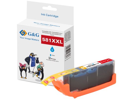 G&G XXL-Druckerpatrone kompatibel mit Canon CLI-581C XXL Patronen Canon