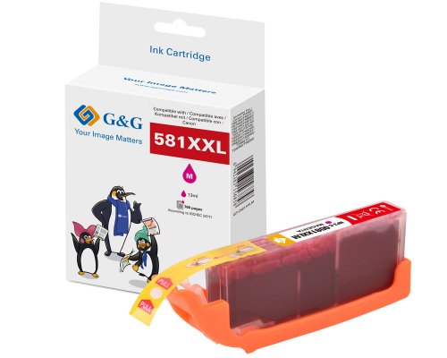 G&G XXL-Druckerpatrone kompatibel mit Canon CLI-581M XXL Patronen Canon