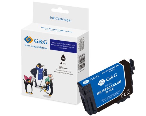 G&G Druckerpatrone Schwarz BK kompatibel mit Epson 604XL Patronen Epson