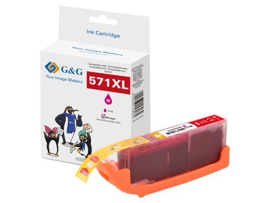 G&G XL-Patrone kompatibel mit Canon CLI-571XLM/ 0333C001 Patronen Canon