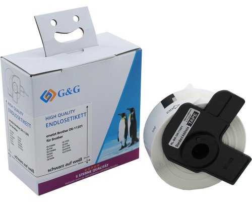 G&G Etiketten 400 Stück kompatibel mit Brother DK-11201