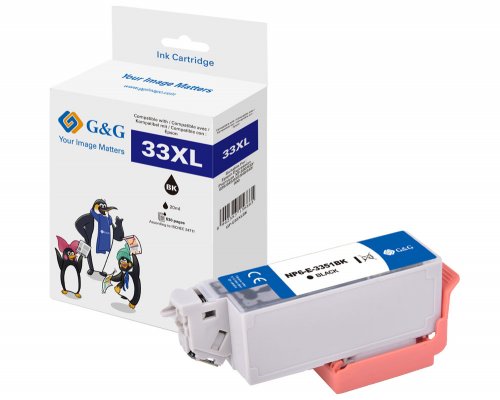 G&G XL-Druckerpatrone kompatibel mit Epson 33XL/ T3351 Patronen Epson