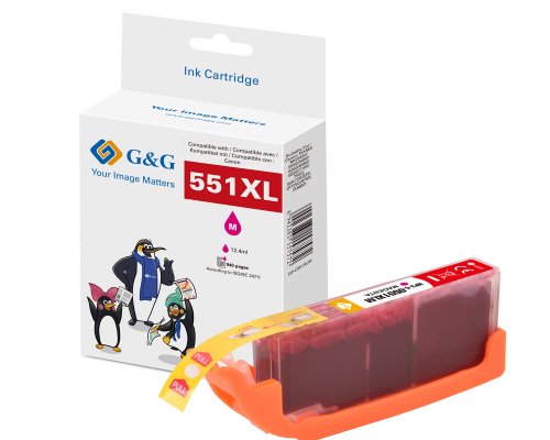 G&G XL-Druckerpatrone kompatibel mit Canon CLI-551M XL Patronen Canon