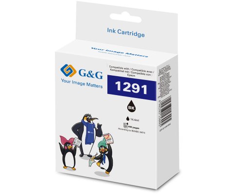 G&G XL-Patrone kompatibel mit Epson T1291/C13T12914012 Patronen Epson