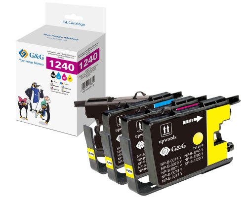 G&G XL-Druckerpatronen 4er Set Brother LC-1240VALBP