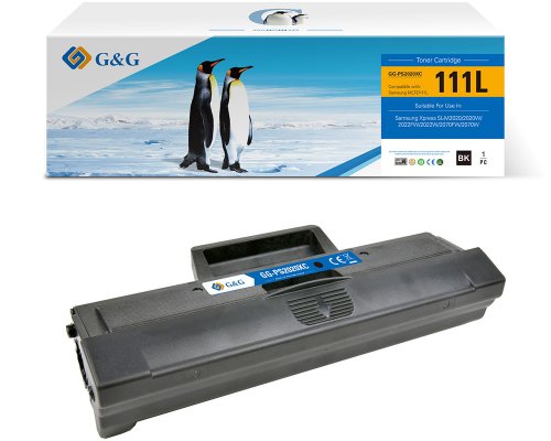 G&G Toner kompatibel mit Samsung MLT-D111L/ HP SU799A Toner HP