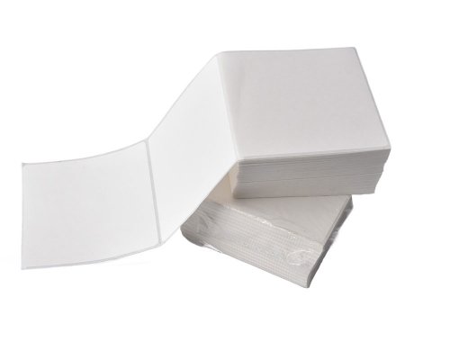 G&G Etiketten 500 Stück 100 x 100 mm weiß Z-Faltung Etiketten