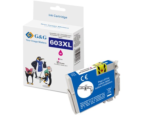 G&G XL-Druckerpatrone kompatibel mit Epson 603XL Magenta Patronen Epson