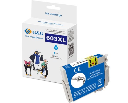 G&G XL-Druckerpatrone kompatibel mit Epson 603XL Cyan Patronen Epson