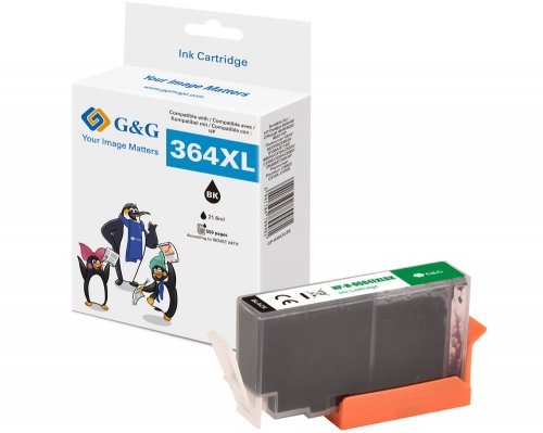 G&G XL-Patrone kompatibel mit HP 364XL/ CB321EE Patronen HP