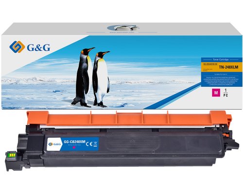 G&G Toner kompatibel mit Brother TN248XL M Magenta Toner Brother