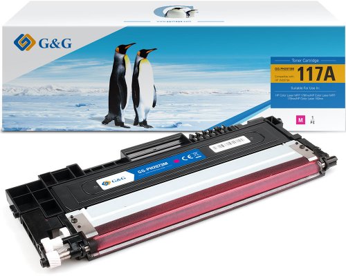 G&G Toner kompatibel mit HP 117A/ W2073A M Magenta Toner HP