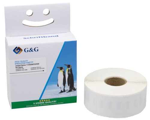 G&G Etiketten 500 Stück für DYMO 11355 / S0722550 Etiketten