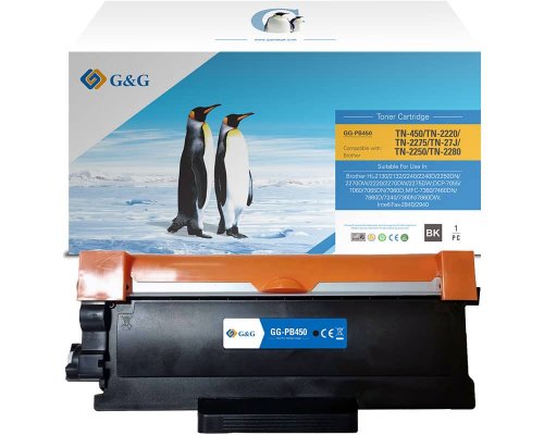G&G-Toner kompatibel mit Brother TN-2220/ TN-2010 Toner Brother