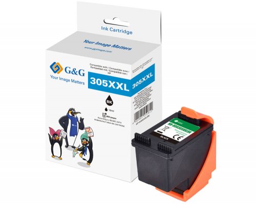 G&G XXL-Patrone kompatibel mit HP 305XL / 3YM62AE Patronen HP