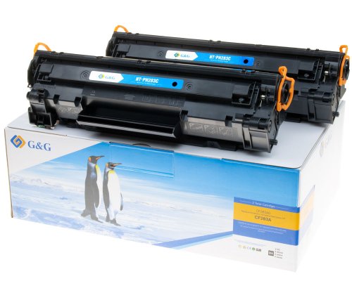 G&G Toner 2er Set kompatibel mit HP 83AD/ CF283AD
