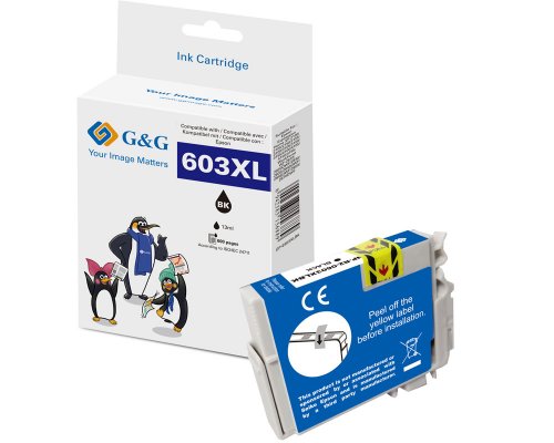 G&G XL-Druckerpatrone kompatibel mit Epson 603XL Schwarz Patronen Epson