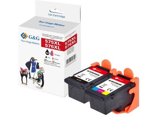 G&G XXL-Druckerpatrone kompatibel mit Canon PG575/CL576 Patronen Canon