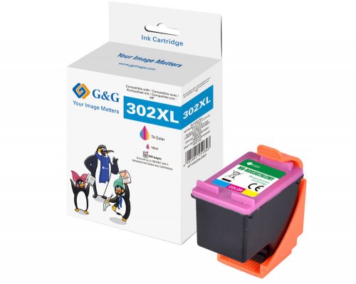 G&G XL Patrone kompatibel mit HP 302XL/ F6U67AE Patronen HP