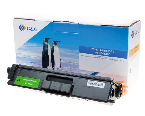 G&G XL-Toner kompatibel mit Brother TN-423BK Toner Brother