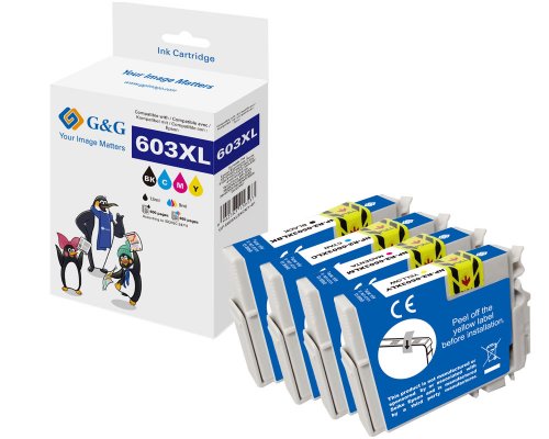 G&G XL-Druckerpatronen kompatibel mit Epson 603XL/Multipack Patronen Epson