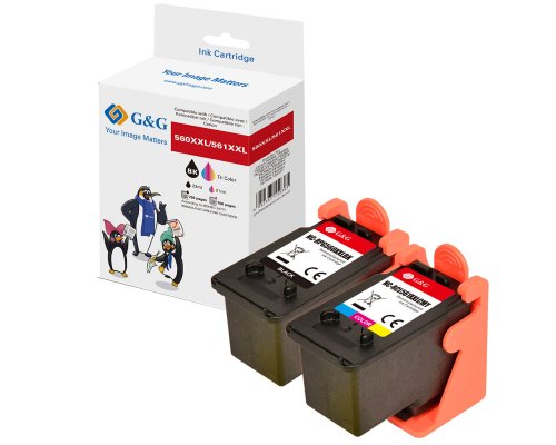 G&G XXL-Druckrpatrone kompatibel mit Canon PG560XL/CL561XL Patronen Canon