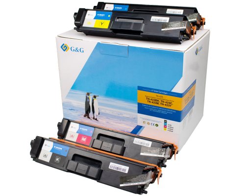 G&G XL-Toner 4er Set für Brother TN-423 BK/C/M/Y Value Pack Toner Brother