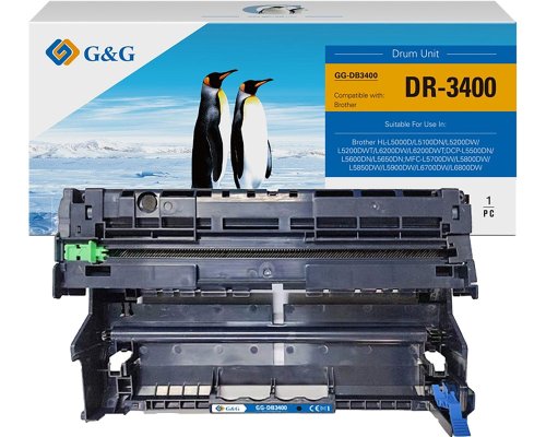 G&G Trommel kompatibel mit Brother DR-3400 Verbrauchsmaterial