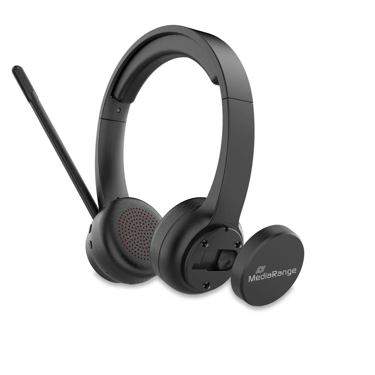 MediaRange Bluetooth ENC Stereo Headset 400mAh Akku schwarz Kopfhörer & Headsets