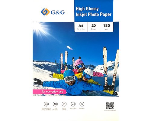 G&G Fotopapier 180g 20 Blatt A4 Papier