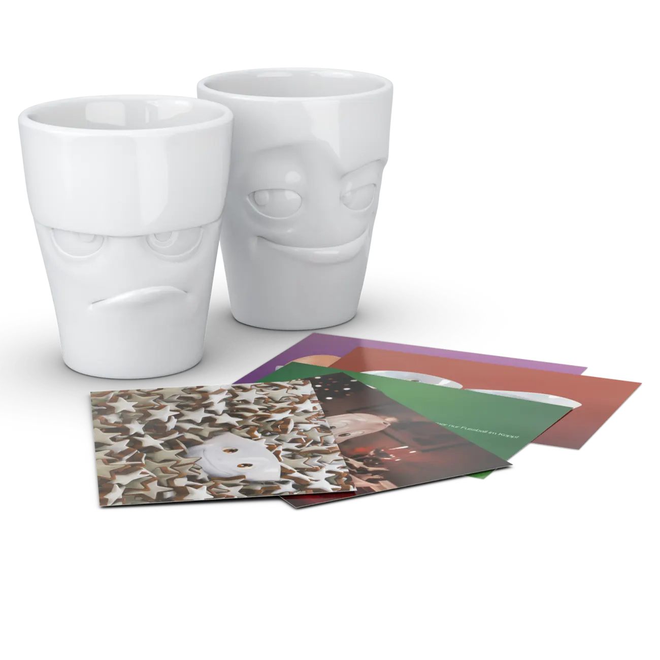 FIFTYEIGHT 350ml Becher - Grummelig & Verschmitzt weiß