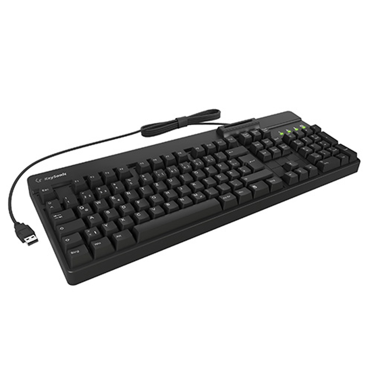 KeySonic Full-Size Tastatur Smart Cardreader,BK,KSK-8040U-CR Mäuse & Tastaturen