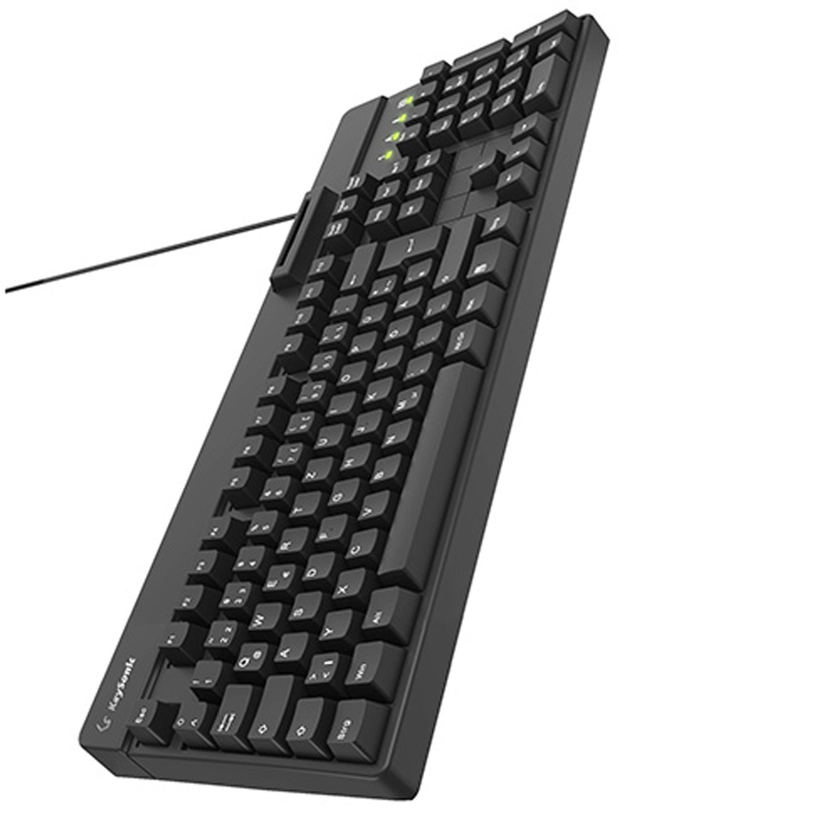 KeySonic Full-Size Tastatur Smart Cardreader,BK,KSK-8040U-CR