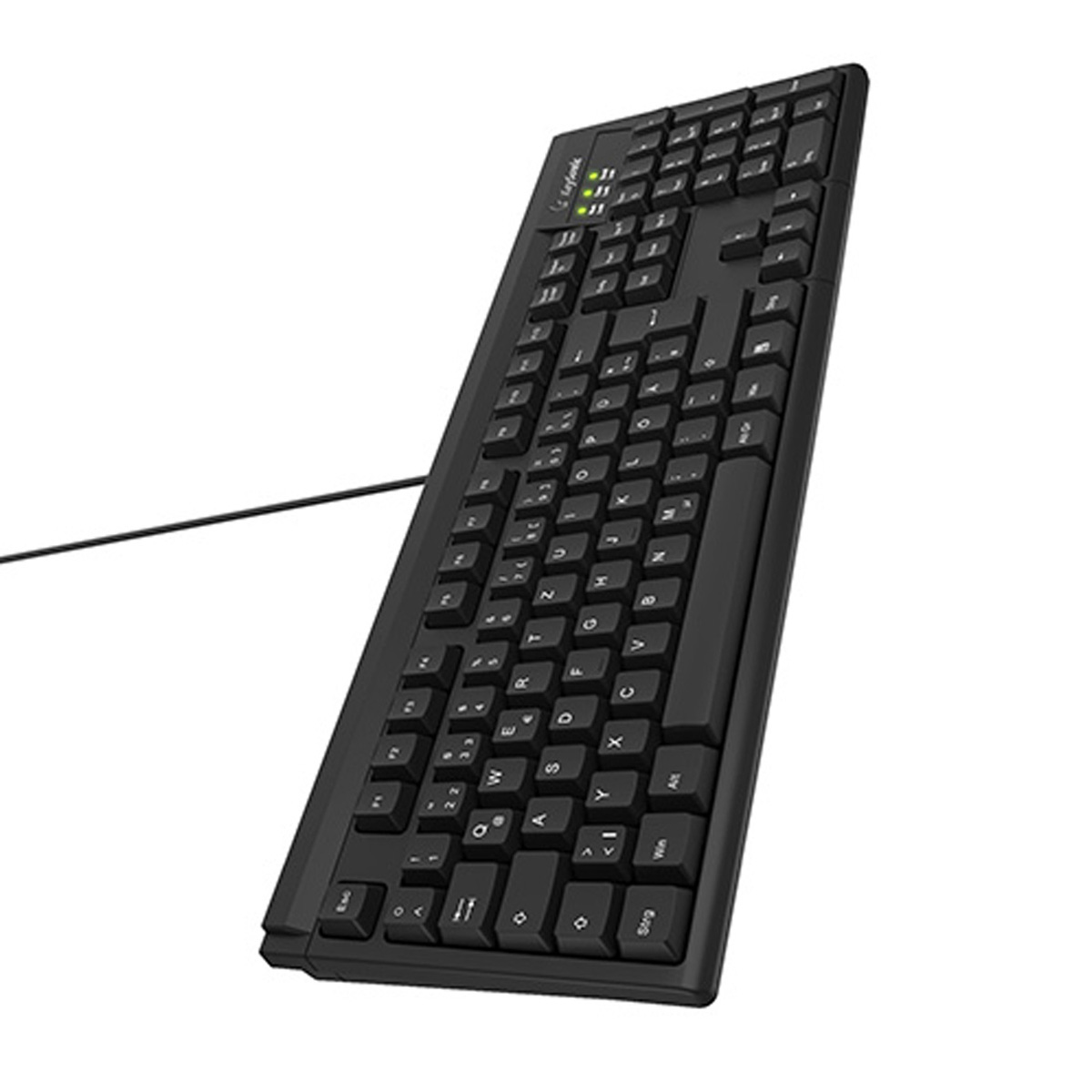 KeySonic Full-Size USB-TAS, IPX7, BK, KSK-8008U-IP