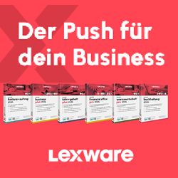 Haufe Lexware Warenkorb Banner