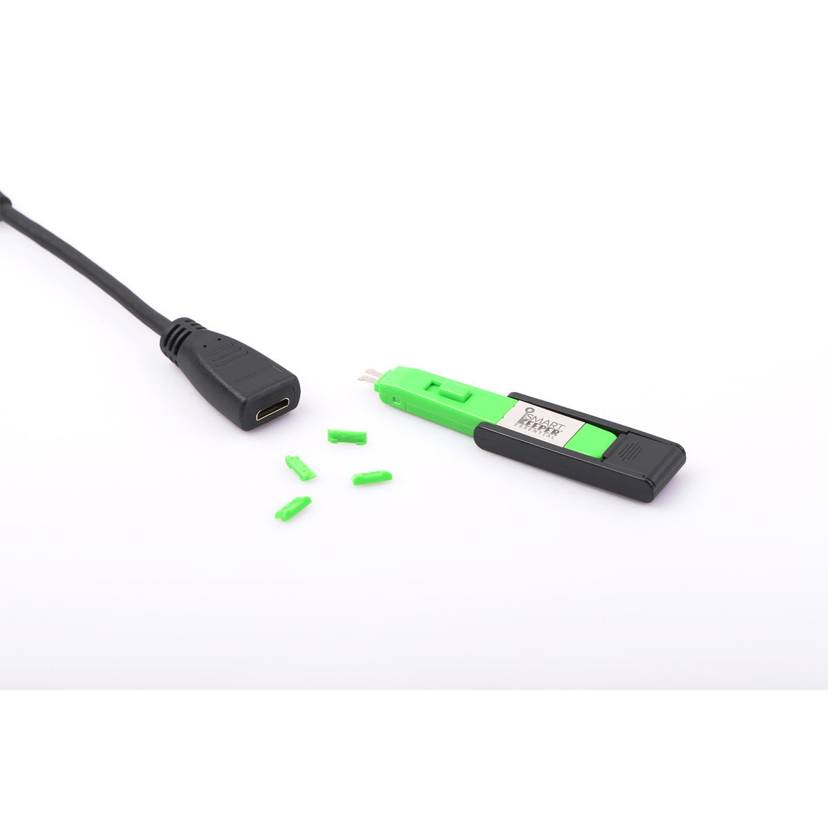 SmartKeeper Mini Mini-HDMI Port Blocker grün    4 Stk.+Key Sicherungssysteme