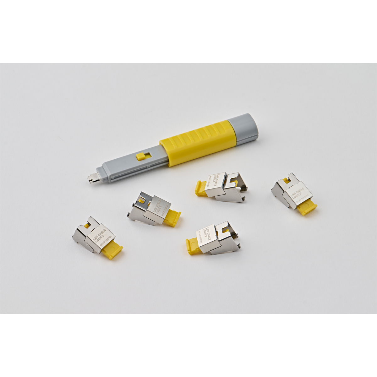 SmartKeeper Basic "LAN Cable" Lock 2 gelb 5 Stk.+Key