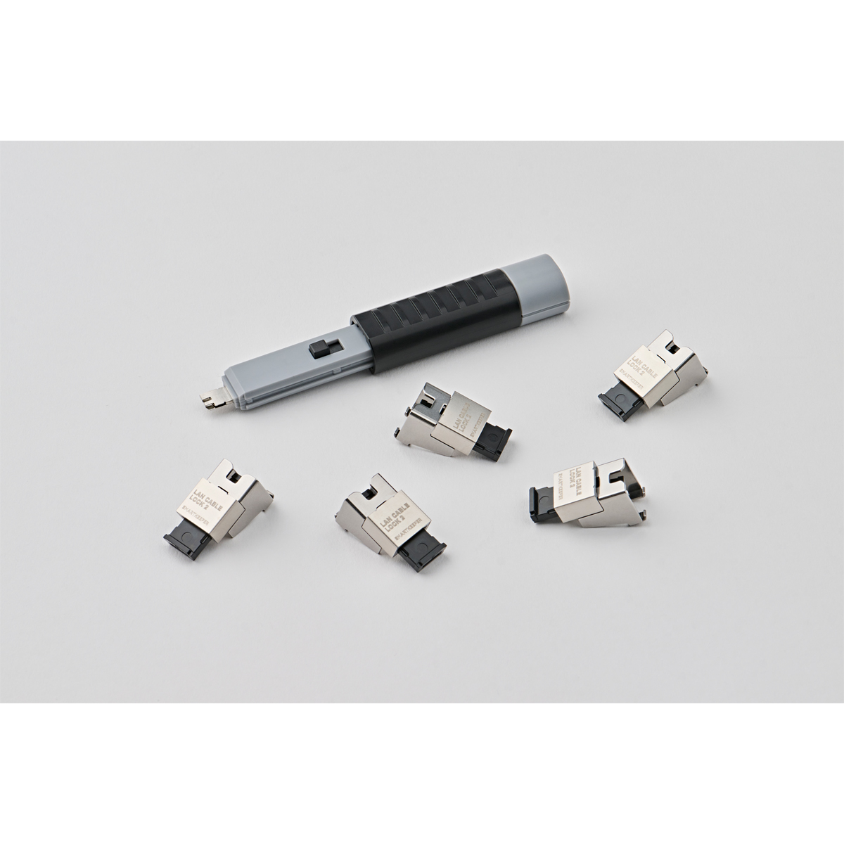 SmartKeeper Basic LAN Cable Lock 2 schwarz      5 Stk.+Key