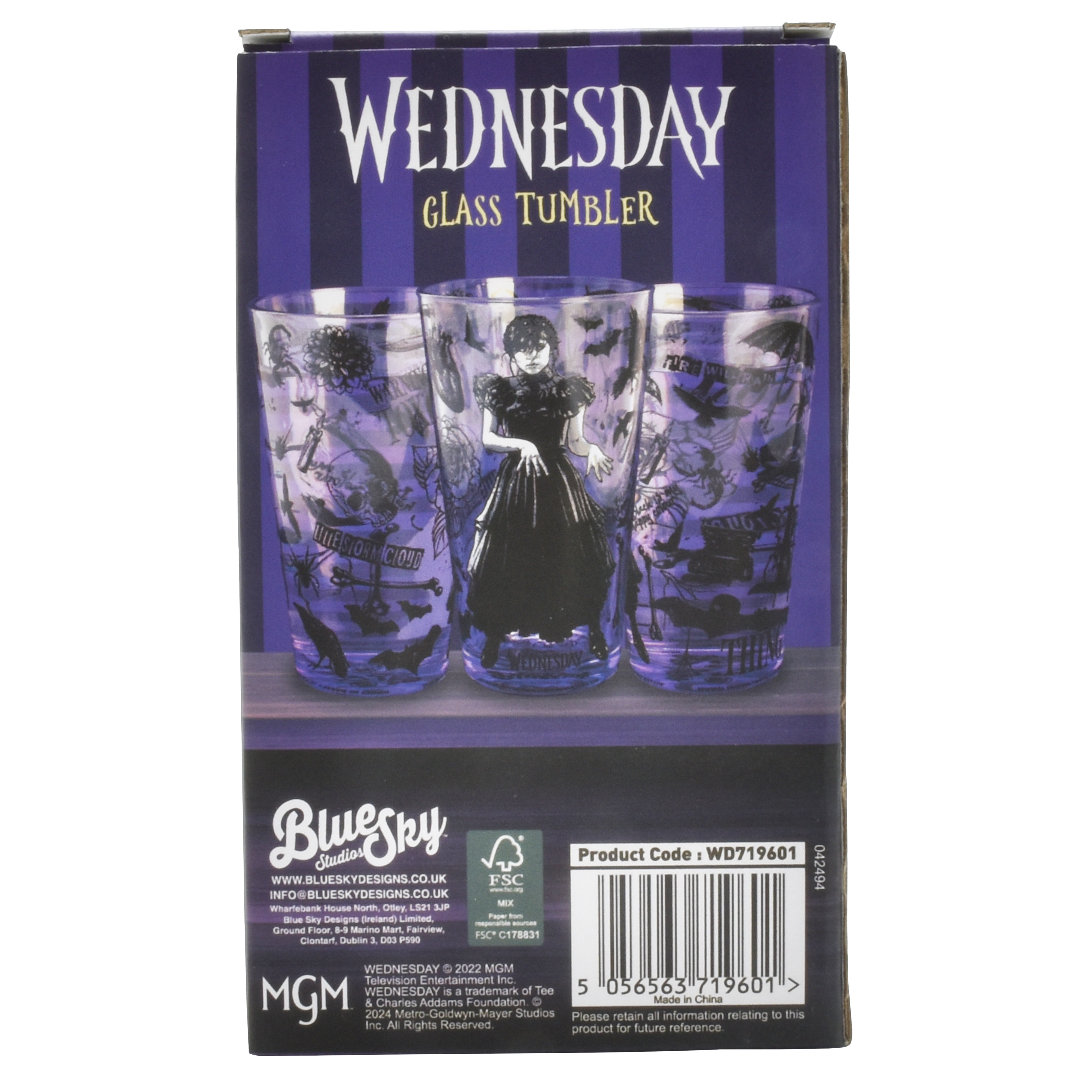 Wednesday - Glas Tumbler (460ml)